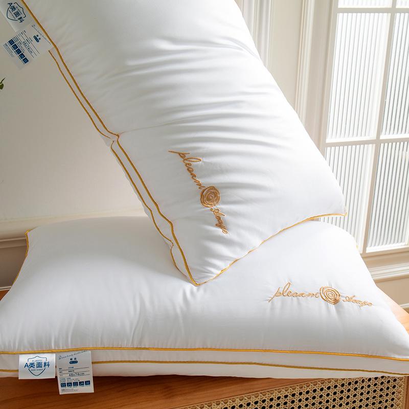 

Подушки для защиты шеи класса А, подушки для гостиниц, сердцевины для домашнего использования, пара подушек из текстиля для дома Nantong 48*74cm