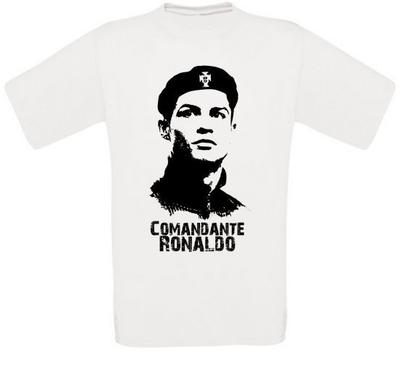 Ronaldo Portugal Comandante Ronaldo Madrid Football TShirt Unisex T-Shirt