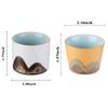 Vintage Chinese-style Handmade Ceramic Kung Fu Tea Set, Small Tea Cups, Small-capacity Tea Cups, Coffee Cups, Sake Cups