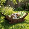 Wear-Resistant Pet Rocking Chair Elevated Cat Scratch Board Cat Lounge Chair  All Season Universal