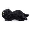 Black Cat Weighted Plush Toy with Cute Big Eyes, Soft To the Touch, 50cm, Perfect As a Birthday Gift (Black)