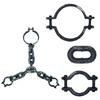 1 Set Halloween Prisoner Costume Chain Props Death Chain Decoration Accessories Cosplay Props Halloween Masquerade Party Supply