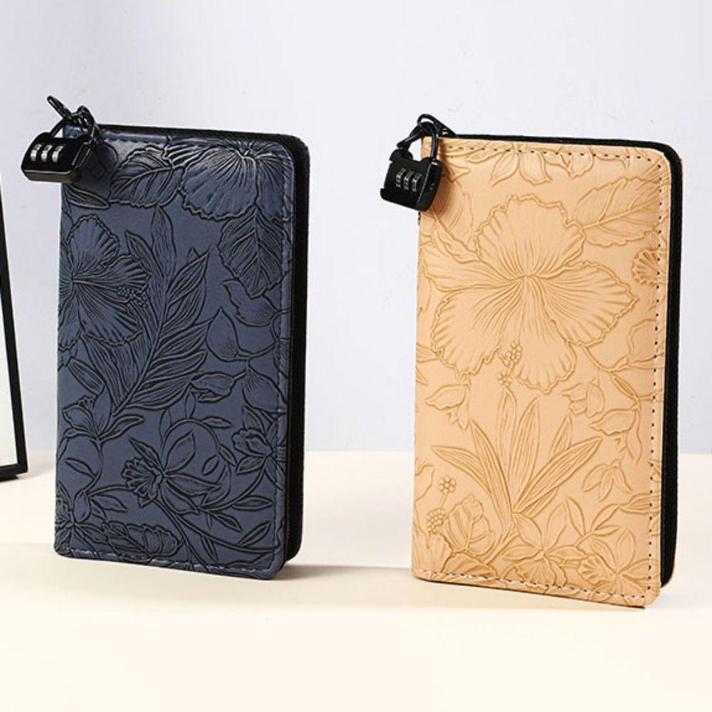 Wallet Storage Saving Money Binder PU Leather Account Book Planner Organizer  New Year's Gift