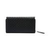 Gucci Presbyopia Logo Long Folding Embossed Leather Wallet Wallet Unisex Black #ClassicRecommendation#