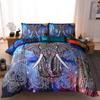 3D Elephant Theme Home Bedding Set Animal Print Quilt Cover Pillow Case 2/3 Piece Single/Double Duvet Cover AU Extra Large Decorative Duvet Cover