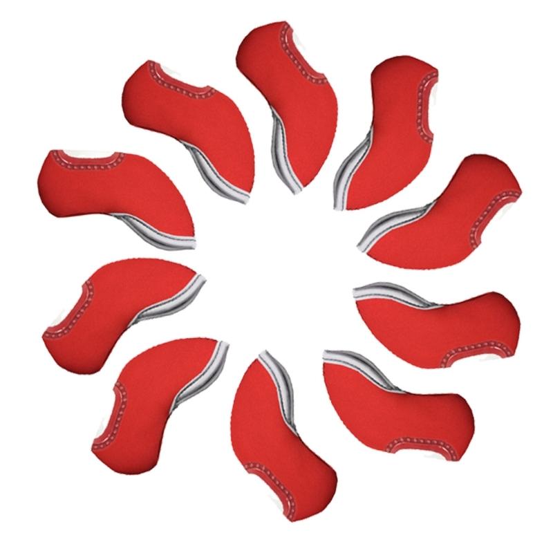 

10pack Golf Club Head Covers Transparents View Waterproofed Golf Club Headcover for Various Player