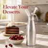 Aluminum Whipped Cream Dispenser 3 Decorating Nozzles\ Cream Maker Cream Whipper  Pastry Chefs