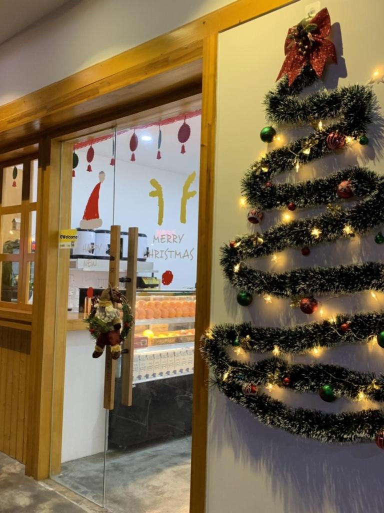 10m Dark Green Tinsel Ribbon & Feather Boa Christmas Tree Ornaments Set