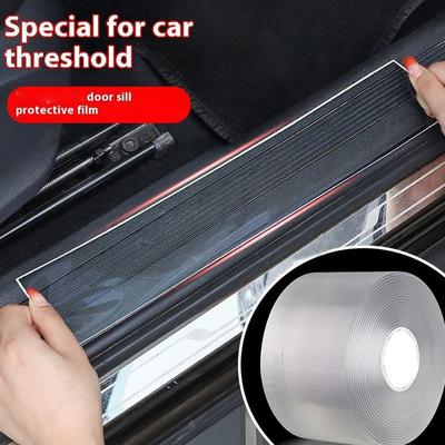 3/5m Unsichtbare Auto-Türschutzleisten Klar Kratzfest Vinyl-Klebeband Rolle, Einfache Montage DIY-Schutz Für Türkanten F5U4