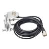 HYS Aluminum Pipe StayMirror StayRoof Rail Antenna Base with RG58 Coaxial Cable (5m) Set for MJ-MP Type Amateur Radio Antenna Mounting