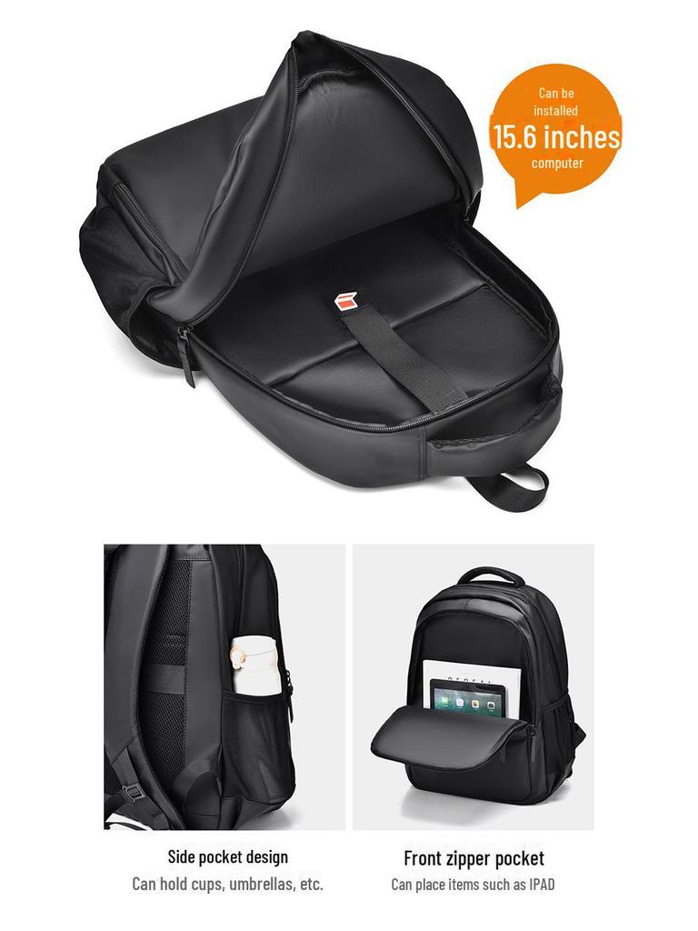 Sac à dos unisexe décontracté haut de gamme: Tendance, Imperméable, Prêt pour les déplacements, Compatible ordinateur portable pour le voyage