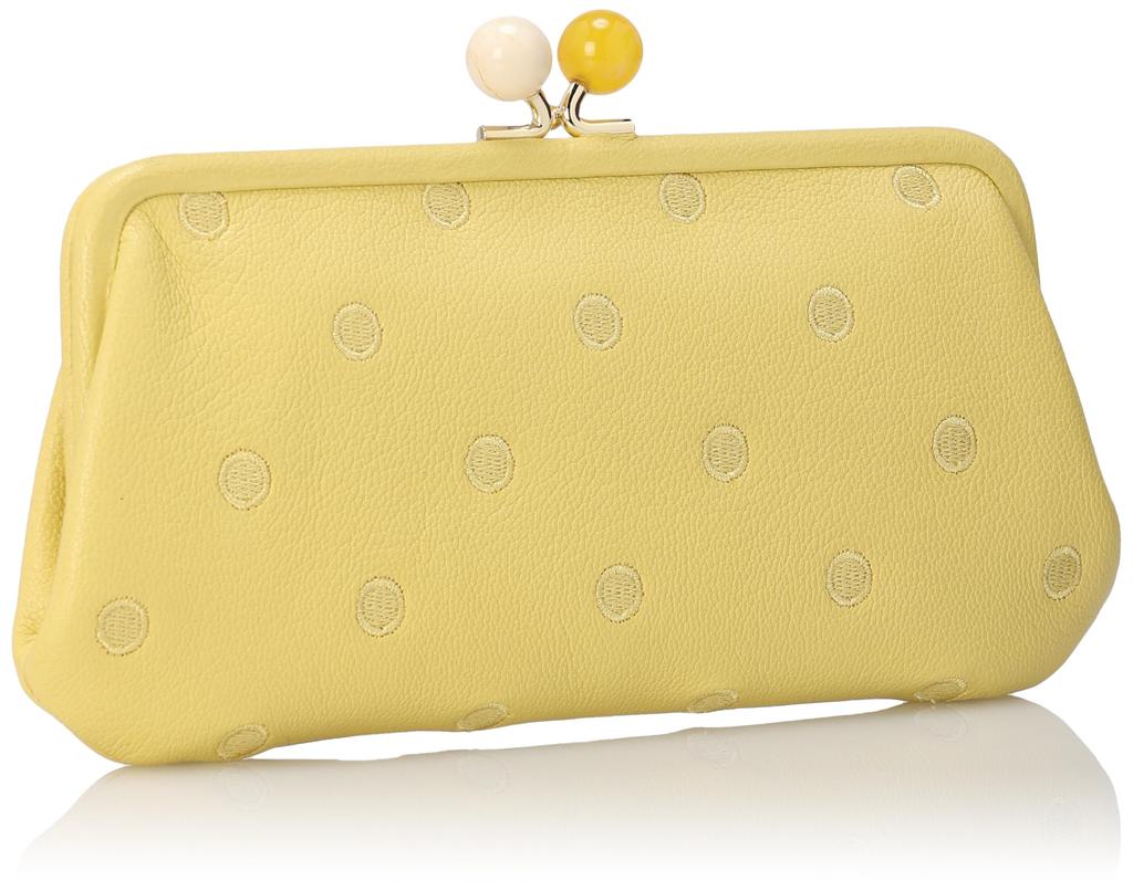 Acrylic clasp long wallet, women's genuine leather wallet