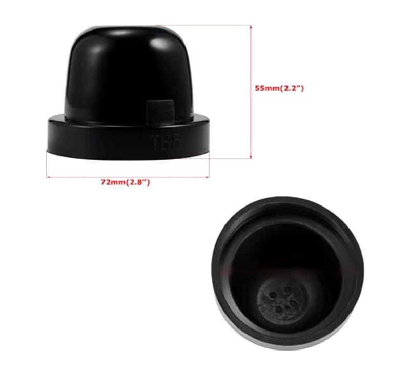 2 Pcs Cap, LED Lamp Cover, HiD 70mm