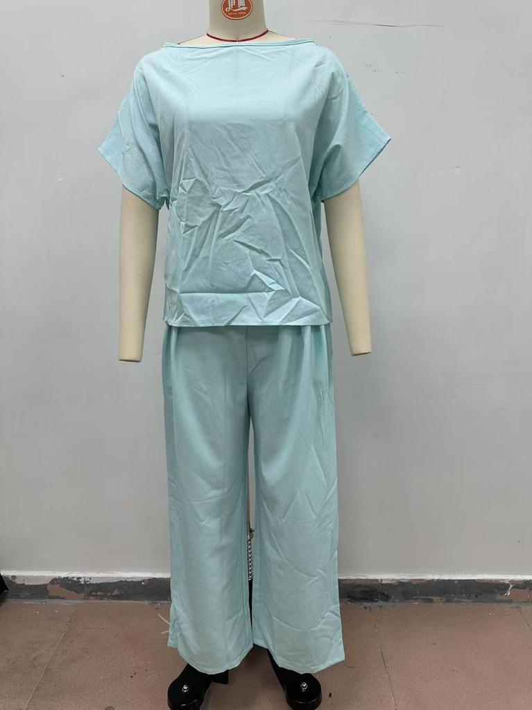 Women's 2026 Summer European & American Casual Linen Suit - Loose Drape Two-Piece Set