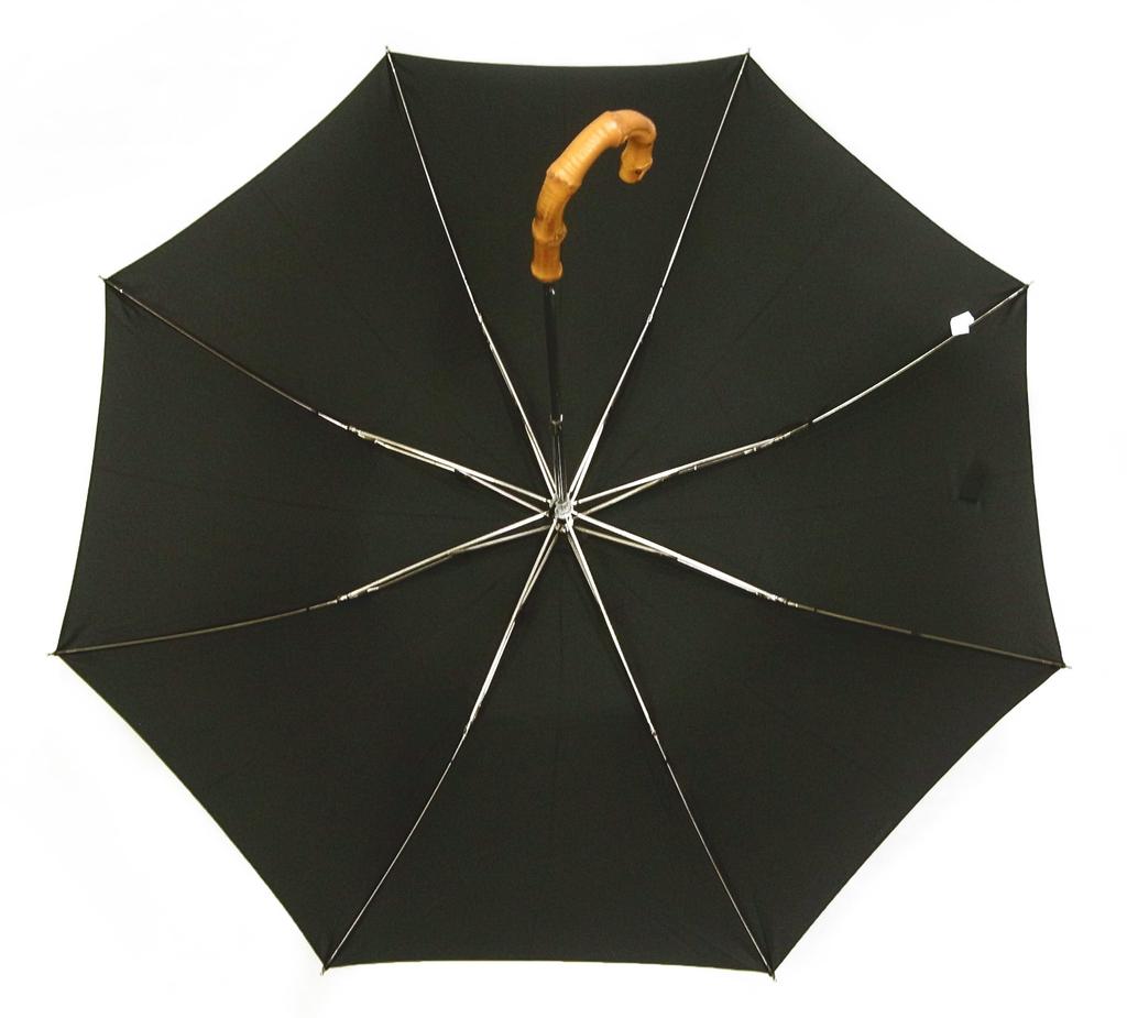Fox Umbrellas TEL12 8 Rib Telescopic Folding Umbrella (FX-113) - Parasol Black/Hand-stitched [Used]