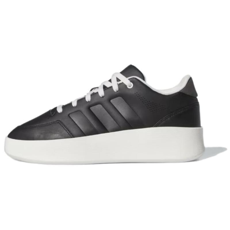 

Adidas Mullaly Slip Resistant Abrasion Resistant Low top Casual Shoes Unisex Black Sneakers JI0382 42⅔ чёрный