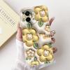 For Vivo Y38 Y58 T3x Y200i Y200t Back Cover Flower Butterfly Women Girly Fashion Phone Case For Vivo V2355 V2388 Liquid Silicone