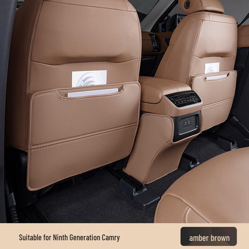 9th Gen Camry Rear Seat Kick Mats - Interior Car Accessories for Back Seat Protection