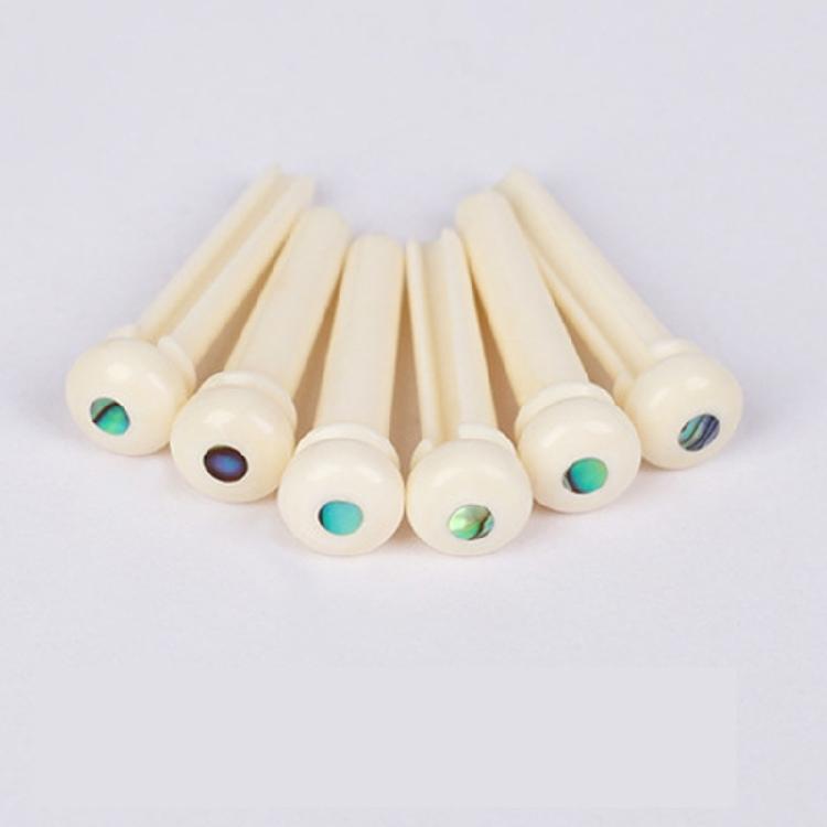 1/6Pcs Acoustic Guitar Bridge Pins Replacement Guitar Bridge Saddles Nut String Studs for Acoustics Folk Guitar Ukuleles