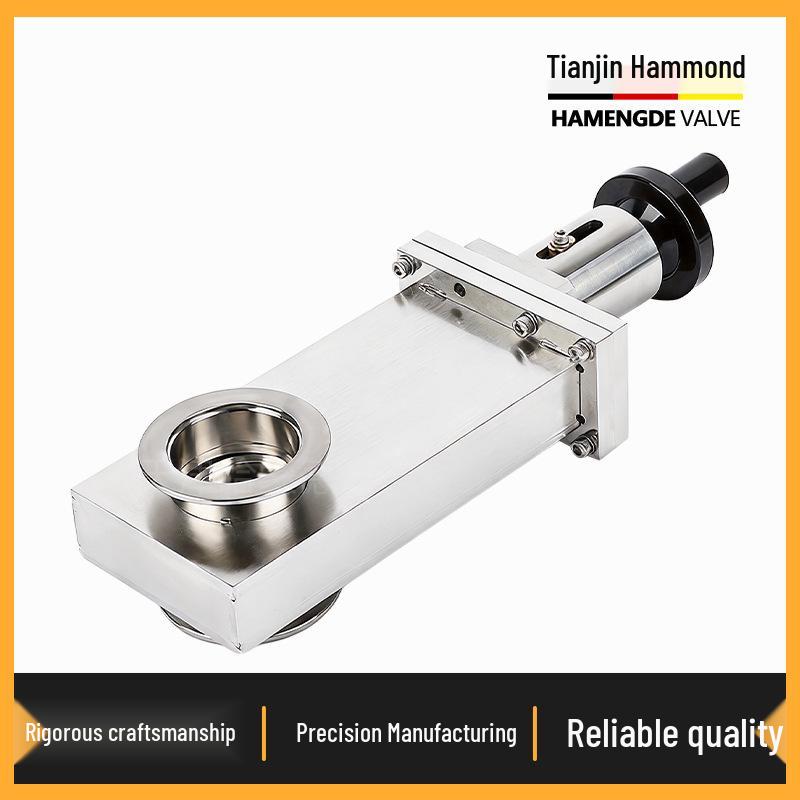 Hammond KF Quick Connect High Vacuum Gate Valve with Clamp Sleeve