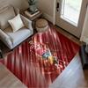 Dynamic Football Player Artwork Carpet Design for Study Room Dormitory Game Room Hallway Antislip Carpet Anime Office Decor Birthday/Christmas Gift