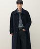 Draw Fit [Oh Jung-Kyu X Draw Fit] Consize Wool Wonder Balmacaan Coat [Navy]