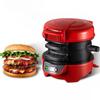 500W Haushalt Antihaftbeschichtete Platten Elektrischer Burger-Maker Multifunktionale Burger-Maschine Mini Frühstücks-Muffin-Maker