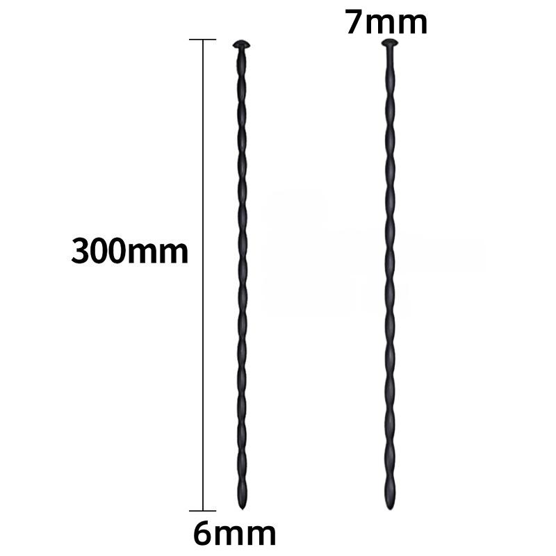 Urethral Dilator Plug Soft Flexible Silicone Wave Texture Male Urethral Stimulation Stick
