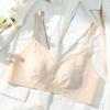 Jelly Cup Underwear Women's Small Chest Gathering Summer Ultra Thin Style No Steel Ring Top Support Comfortable Bra Traceless Underwear