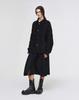 Songzio Songzio Homme Oriental Wrap Down Jumper Black Sh6Jp602Bk