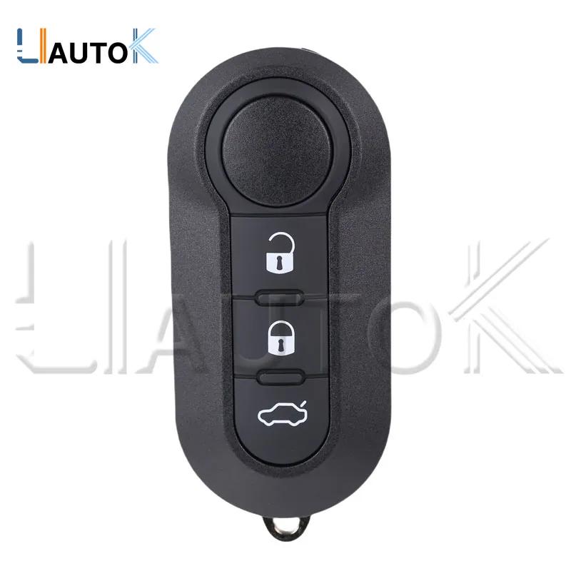 Car Key Case For Fiat 500 Punto Ducato Panda Bravo For Citroen Jumper For Peugeot Boxer Uncut Blade Key 2/3 Buttons Key Shell