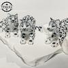  3D Printed Snow Leopard Model Simulation Multi-joint Movable Animals Figurine Miniatures Home Decoration