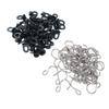 50 Pieces Plastic Roller Clips S Hook Stainless Steel Greenhouse Hook for Plant Pots, 50 Clips and 50 Hooks for Gardening and Planting
