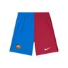 Color Block Fußball-Trainingsshorts SW Fan Edition Saison 21-22 Barcelona Heim Herrenshorts Rot Blau CV8148-427