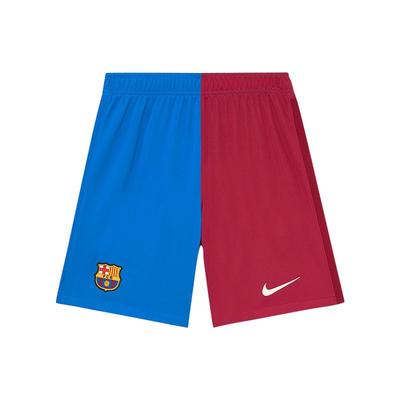 Spodenki treningowe do piłki nożnej Color Block SW Edycja Kibica Sezon 21-22 Domowe Barcelona Męskie spodenki Czerwony Niebieski CV8148-427