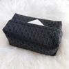 Faux Leather Tissue Box Holder Easy Maintenance Rattan Stain-resistant Tissue Case