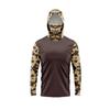 Fishing Shirts for Men Long Sleeve Beach Tops Outdoor UV Clothing Hooded Coat Breathable Fish Hoodies with Mask