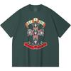 T-shirt Heavy Metal 100% Cotone 230 Gsm Stampa Band Rock Musica Popolare Unisex T-shirt Pesante in Cotone