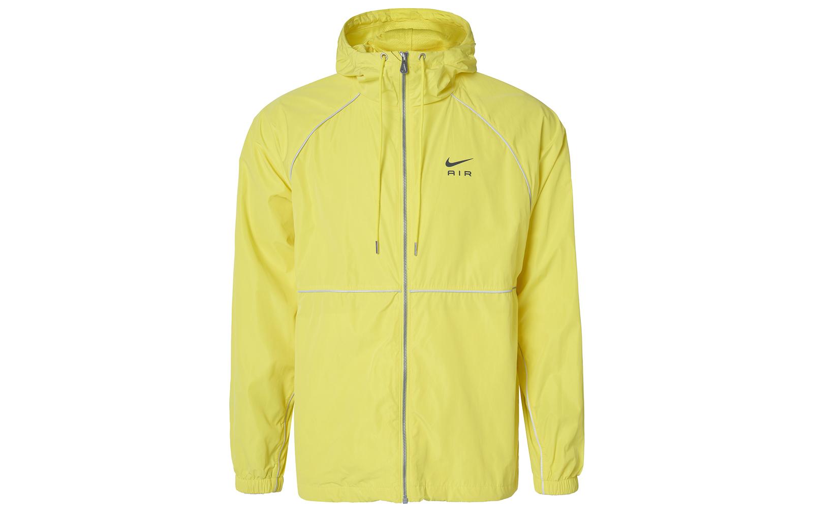 Nike Logo Print Woven Windbreaker Jacket With Hood And Zipper DQ4214-765 S