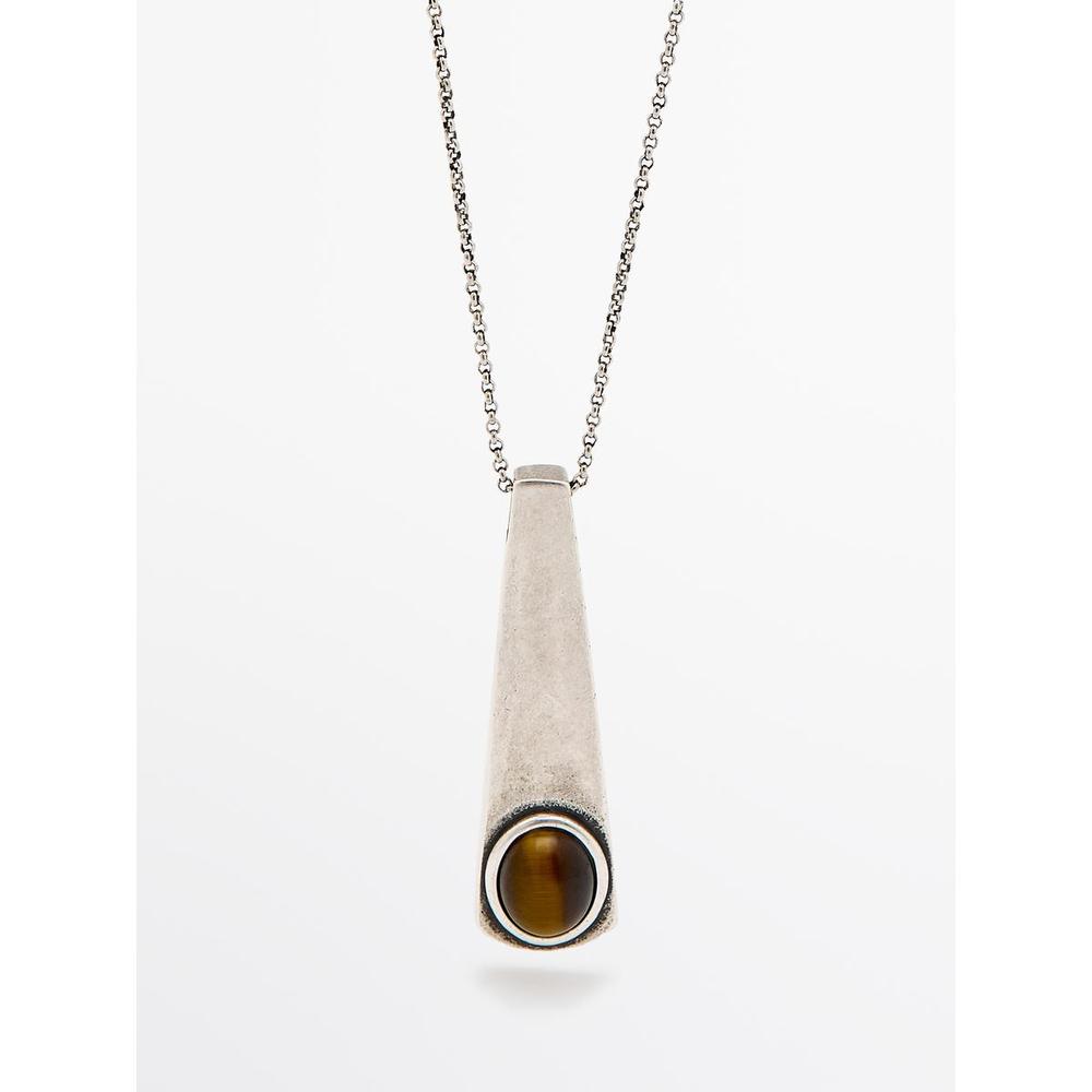Stone Detail Geometric Pendant 04602627808