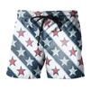 Men's Independence Day Print Casual Fashion Shorts Men's Printed Loose Breathable Shorts