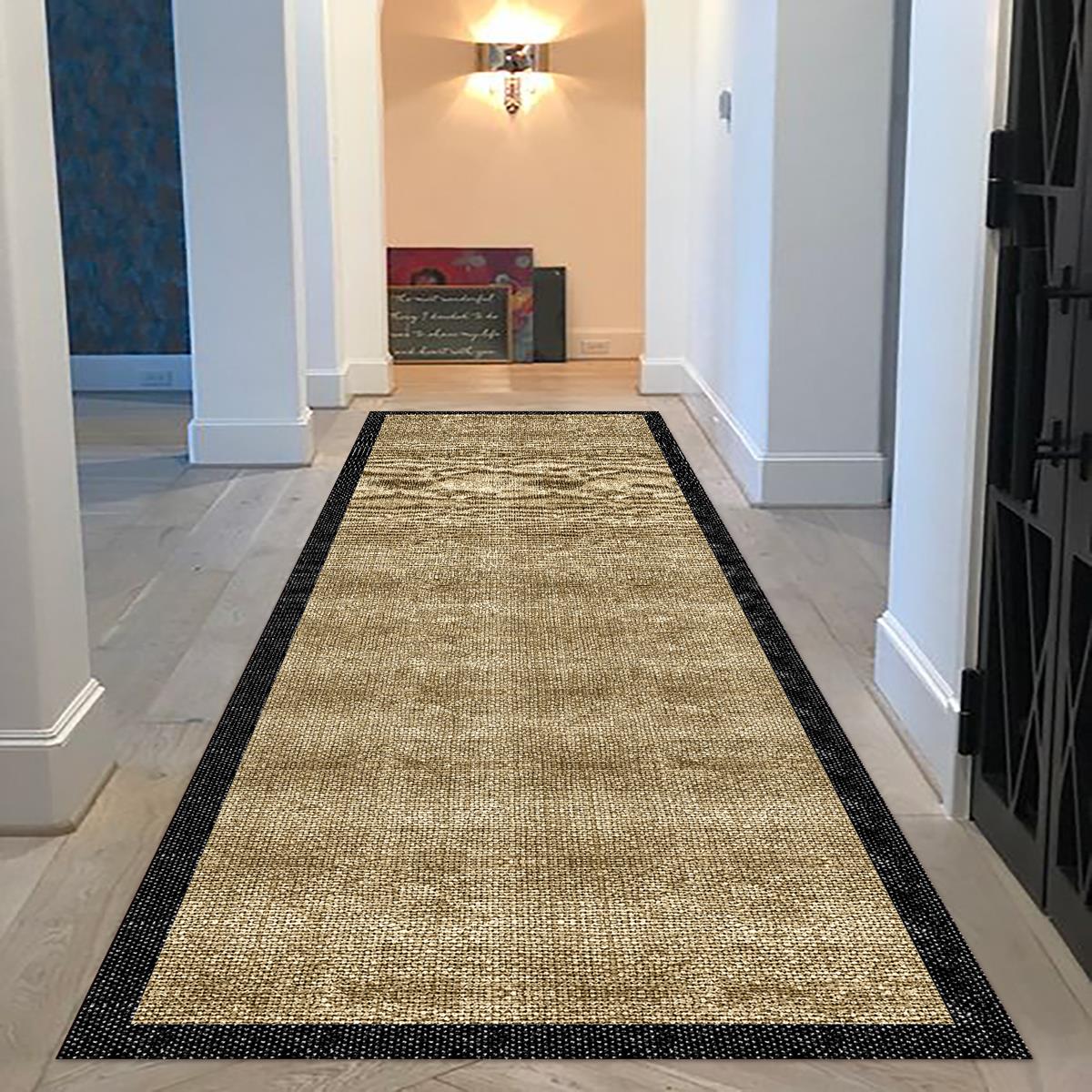 

Декоративный нескользящий моющийся ковер с цифровой печатью DOT-YOL-SD-871 60 x 100 чёрный