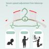 1PC/5PCS PP Children Clothes Hanger Household Stretchable Clothes Support Baby Anti Slip Clothes Support Extendable Drying Rack