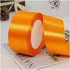 100% Polyester Single Face Satin Ribbon Roll 38 mm 1.5 Inch Custom Printed for Decoration and Wrapping