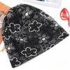 Korean Style Women's Spring Summer Thin Lace Scarf Head Scarf Hat Slouchy Hat Head Wrap Hat