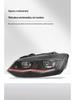 11-18 VW Polo Headlight Assembly: Dual Projector, Flowing Turn Signal, Daytime Running Lights