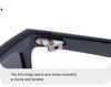 2026 Men's Retro Square Frame Polarized Sunglasses for Outdoor Driving