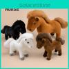 Plush Horse Toy Animal Figurine Soft Faux Fur Home Decor For Family Festivities