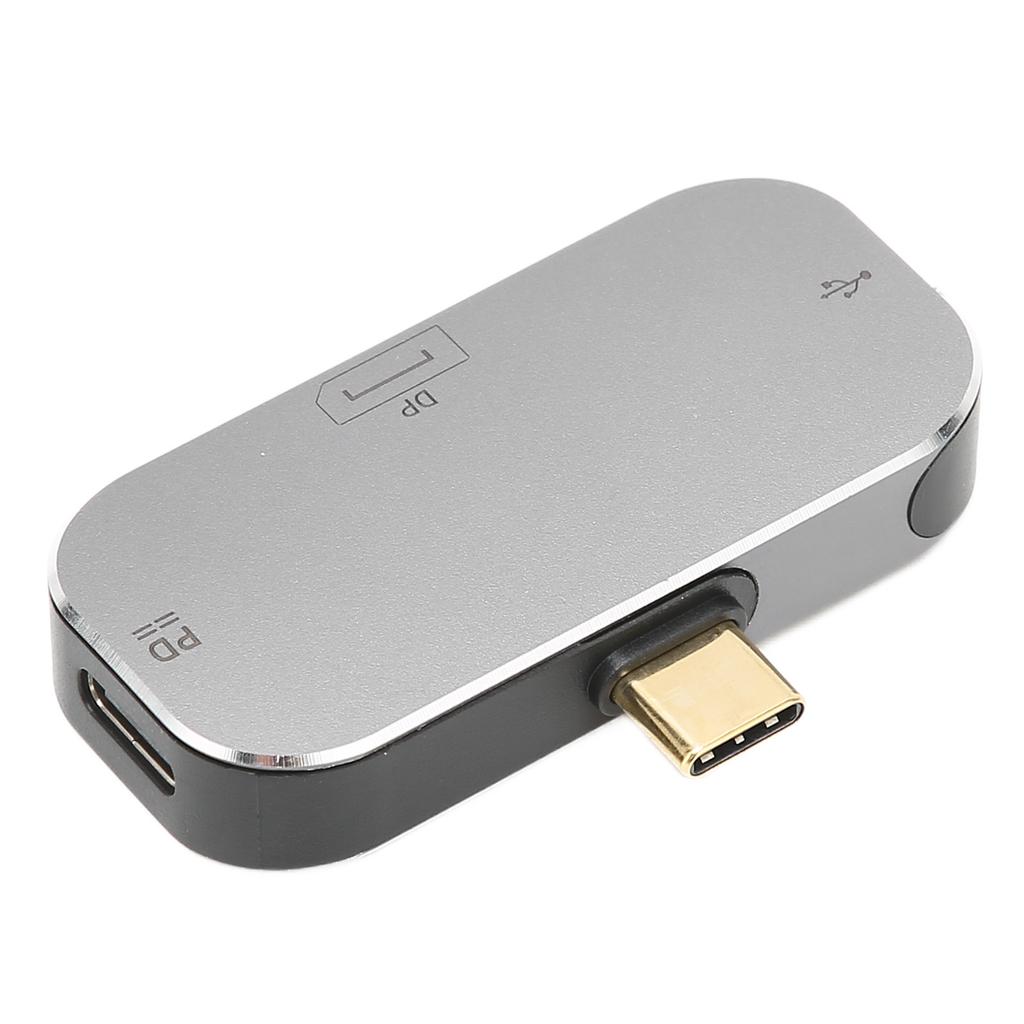 USB C To DP Converter Multifunctional Plug and Play Portable Size High Speed 3 In 1 USB C To DP