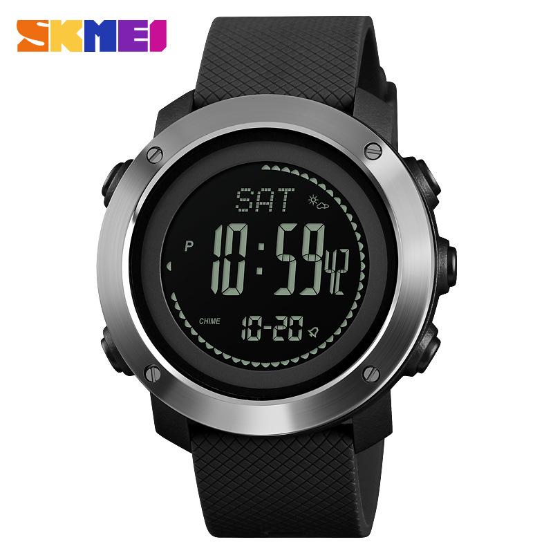 New Outdoor Sports Women's Watch High Air Pressure Compass Pedometer Stopwatch Alarm Compass Electronic Watch
